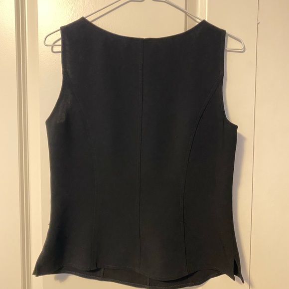 Black Louben Formal Structured Top - Picture 4 of 7